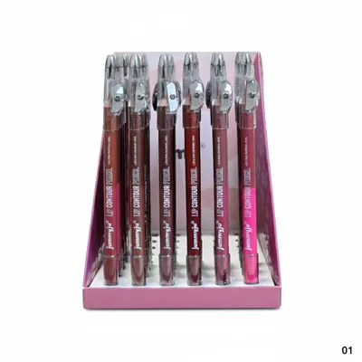 Lapis para contorno labial duas cores + 1 apontador