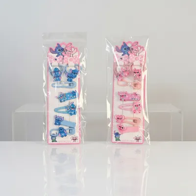 kit de presilhas stitch