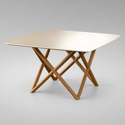Mesa de Jantar Quadrada Olívia 1,10m x 1,10m Laminada