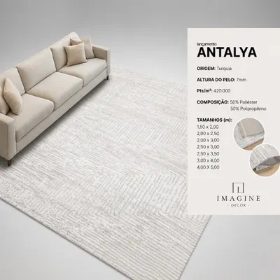 Tapete Turco Antalya - Coleção Contemporânea