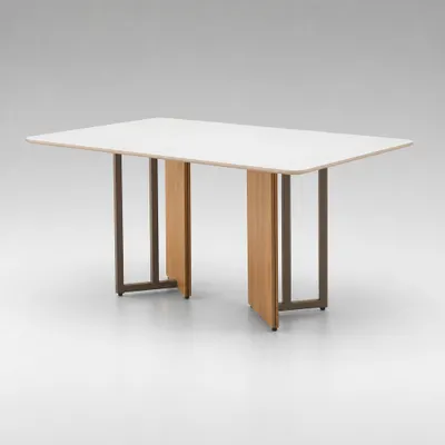 Conjunto de Jantar Roma Dourado - Mesa 1,80m + 6 Cadeiras
