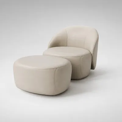 Poltrona Giratória Zoe - Conforto e Design em 360°