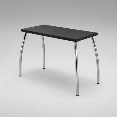 Mesa de Jantar Fit 1,00m - Design Compacto com Acabamento Cromado