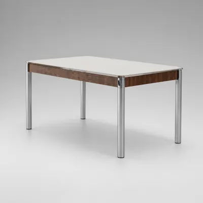 Mesa de Jantar Atuale 1,47m com Estrutura Cromada