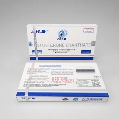 Enantato Testosterona 250mg 1mlx10 ampola Zphc