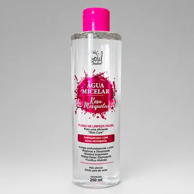 Água Micelar Rosa mosqueta Soul Cosméticos
