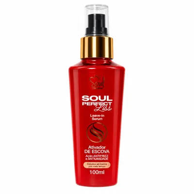 Leave-in Sérum  Ativador de Escova Soul Cosméticos 100 mlva 