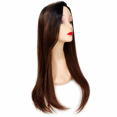Cabelo sintético longo ombré