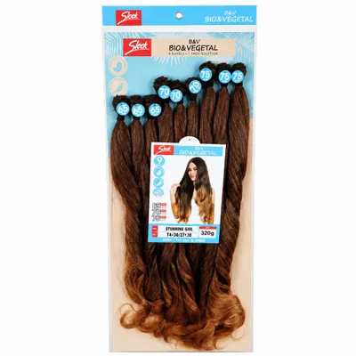Cabelo bio vegetal ondulado 