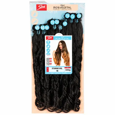 Cabelo bio vegetal ondulado 