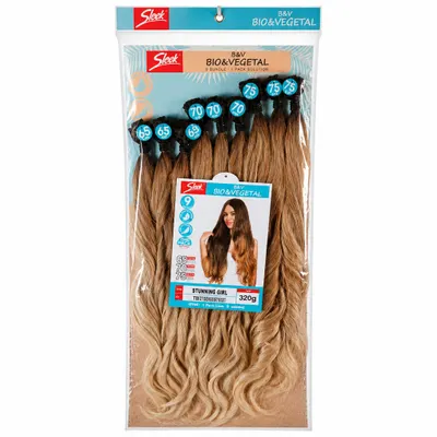 Cabelo bio vegetal ondulado 