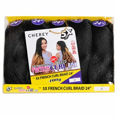 Jumbo french curl box 
