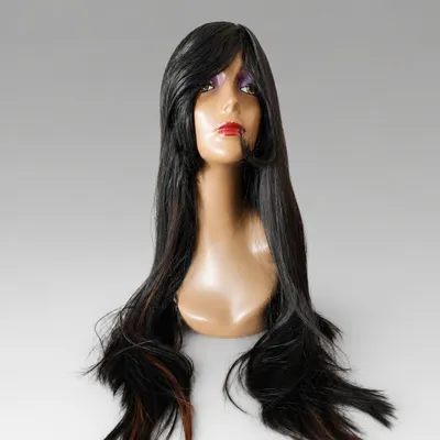 Wig lisa com mechas