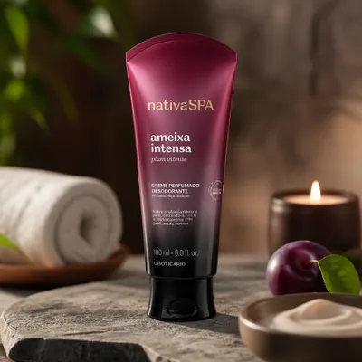 Nativa spa creme perfumado ameixa intensa 180ml