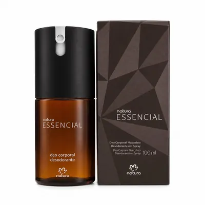 Deo corporal essencial masc 100ml