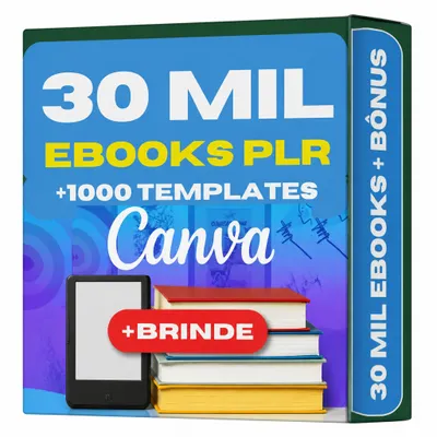 30.000 PLR + 1000 templates Canva mais bonus