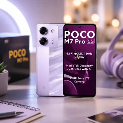 Pocofone M7 Pro 5G 256GB 8RAM Lavender Frost