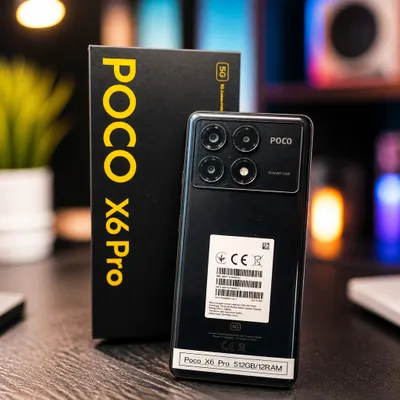Pocofone X6 Pró 5G 512GB 12RAM Black