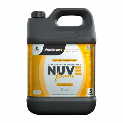 NUVE FOAM 5L - SHAMPOO NEUTRO PROTETOR CONCENTRADO - AUTOLIMPE 