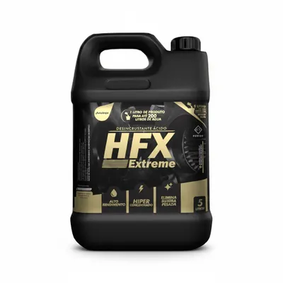 HFX EXTREME 5L - DILUIÇÃO 1/200 - DESINCRUSTANTE ACIDO - AUTOLIMPE 