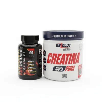 Creatina 300g Absolut + Chernobyl 60 Cáps 