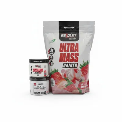 Ultra Mass Gainer 3kg + Creatina 100g + Body Breaker 150g 