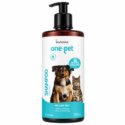 Shampoo - Million boy macho Brilho Cães e Gatos - Cópia