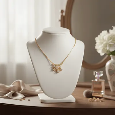 COLAR CANGA PINGENTES ZIRCONIA