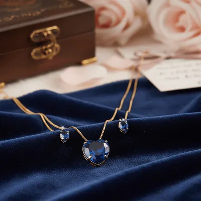 CONJUNTO COLAR CORAÇÃO CHEIO