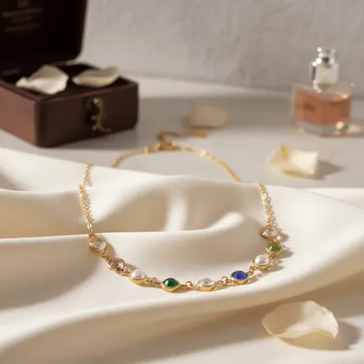 CHOKER CRISTAIS COLOR TIFFANY 