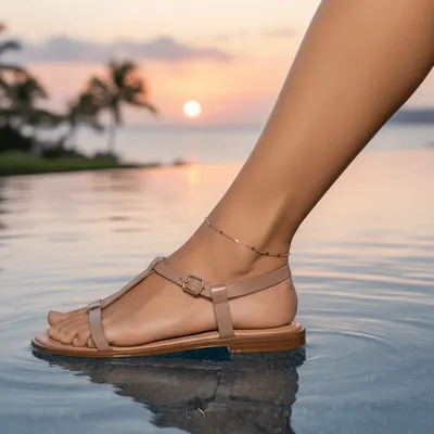 Tornozeleira Mini Corações Lisos