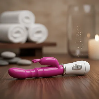 Vibrador Feminino com Plug Lateral Thumper Ponto G com 8 Funções 