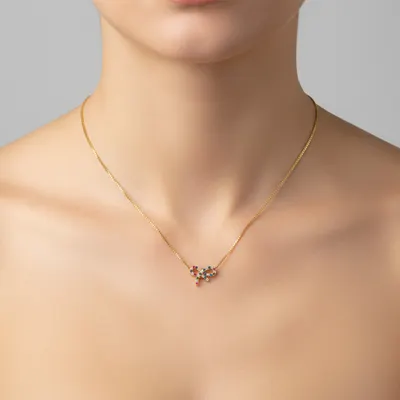 Colar Laço Colorido