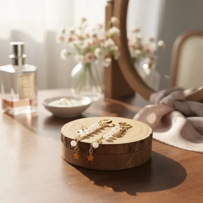 Brinco Corrente com Bolas