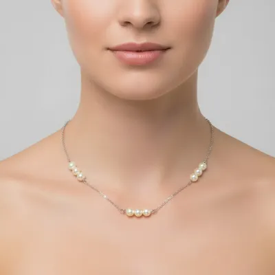 COLAR PÉROLAS PRATA