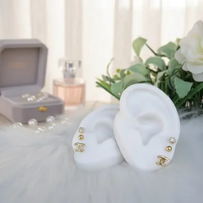 BRINCO CONJUNTO MULTIPEÇAS DOURADO