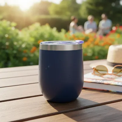 Copo Térmico Azul Mate 350ml