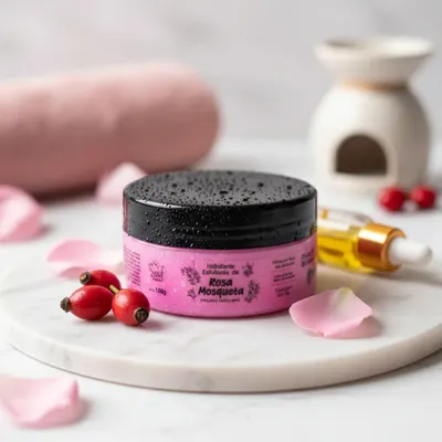 Hidratante Esfoliante Rosa Mosqueta Soul Cosméticos 180g