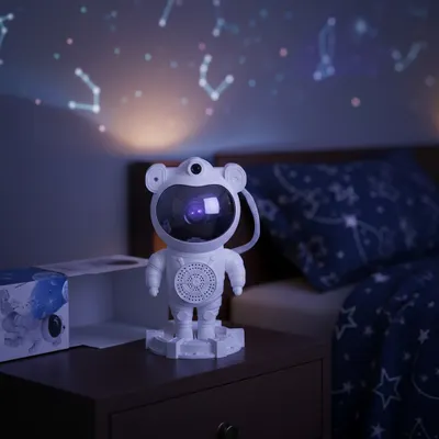 Projetor de Astronauta Star Light Bluetooth
