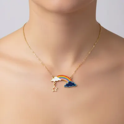 COLAR INFANTIL ARCO IRIS  