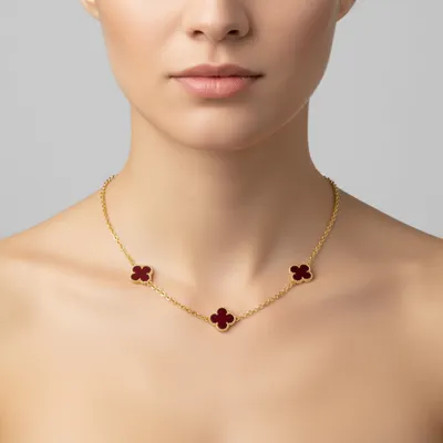 CHOKER FLOR MARROM VIRGINIA