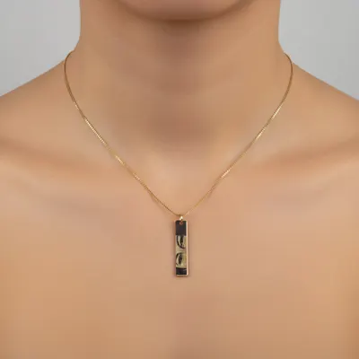 Colar Plaquinha Olhar Personalizada