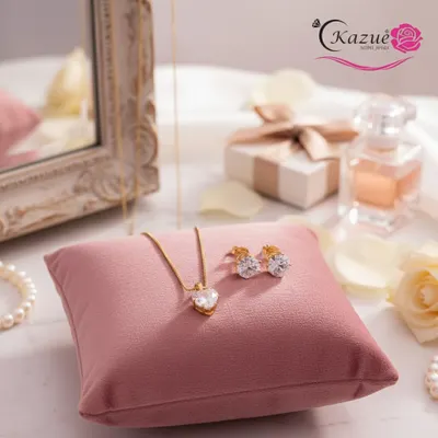 CONJUNTO CORAÇÃO ZIRCONIA
