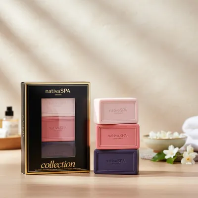 Kit Sabonetes em Barra Nativa Spa Collection (3 itens)
