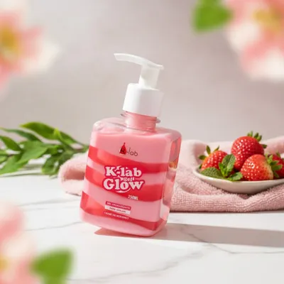 GLOW GEL AROMATIZANTE VIRILHA MORANGO 250Ml K-LAB