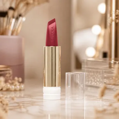 Refil Batom Semi Matte Malva Incomparável Glam Amulips 3,4G