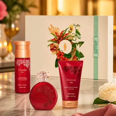 Kit Presente Dia Das Mães Floratta Red ( 3 itens)