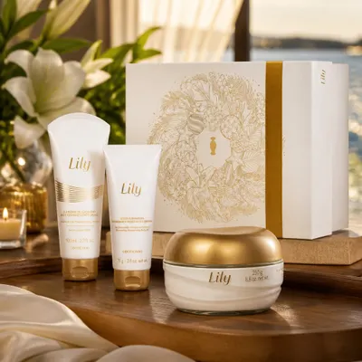 Kit Presente Natal Lily Acetinados (3 Itens)