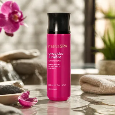 Body Splash Desodorante Nativa Spa Orquídea Lumière 200Ml