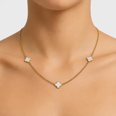 CHOKER MINI FLOR MADREPEROLA VIRGINN
